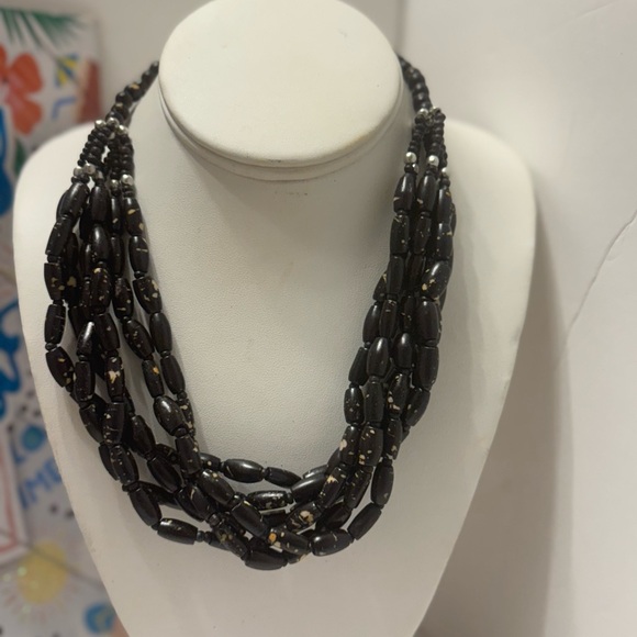 Minimal Necklace, Statement COLLAR, Thin Multilayered - Picture 3 of 11